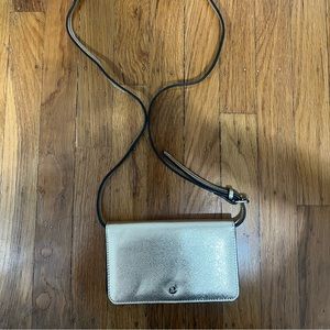 GOLD CROSSBODY WALLET BAG